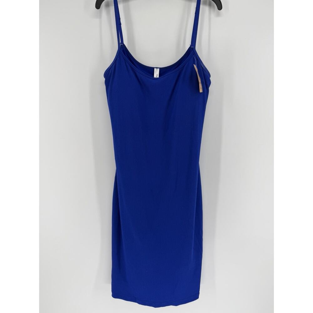 NEW Popilush Viral TikTok Shapewear Dress 3XL Blue Ribbed Sculpting